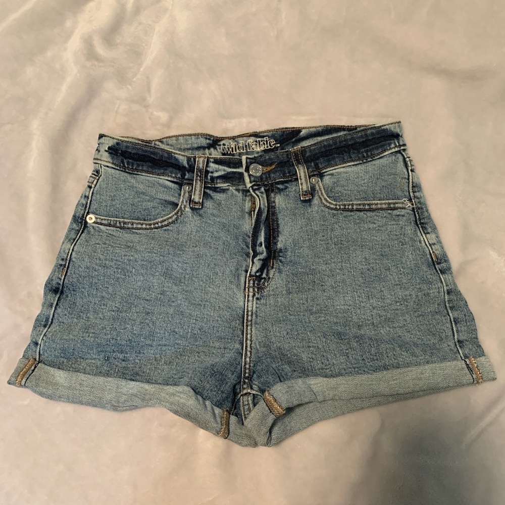 Target jean shorts size 8